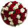 букет из красных и белых роз. Боливия