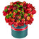 композиция из роз и хризантем в шляпной коробке. Боливия